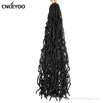 24 Inch New Goddess Faux Locs 21 Roots Nu Lock Synthetic Braiding Hair Extensions Crochet Braids